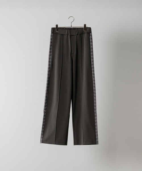 「soerte」 イージーパンツ 2 チャコールグレー メンズ_画像2