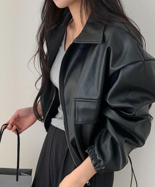 「almo」 「BURLESQUE」ブルゾン FREE グリーン レディース_画像8