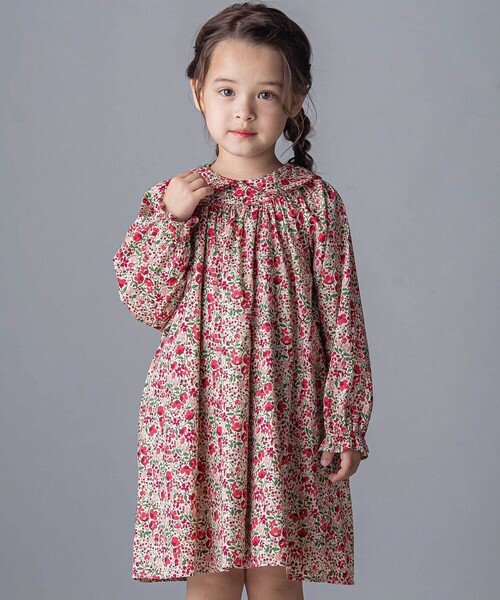 Tartine et Chocolat ワンピース 「日本製」リバティタナローン(Coward