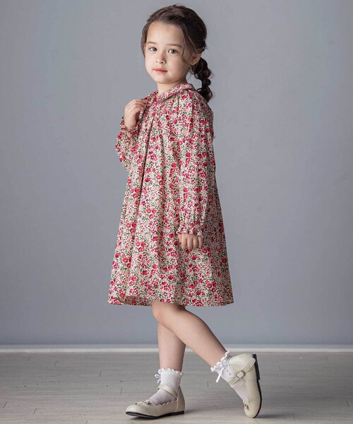 Tartine et Chocolat ワンピース 「日本製」リバティタナローン(Coward