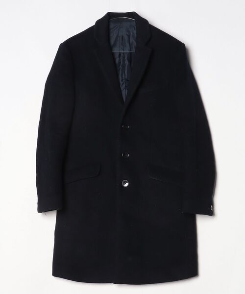 STUDIOUS（ステュディオス） チェスターコート 1 ネイビー メンズ