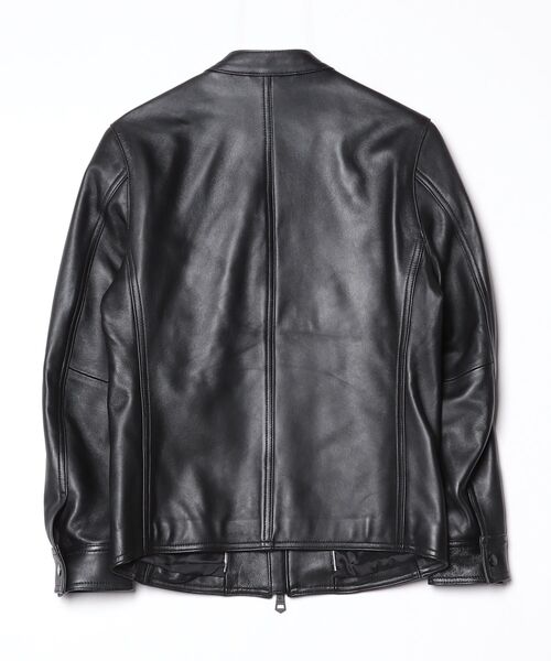 1PIU1UGUALE3 RELAX レザージャケット S ブラック メンズ : ZOZOTOWN