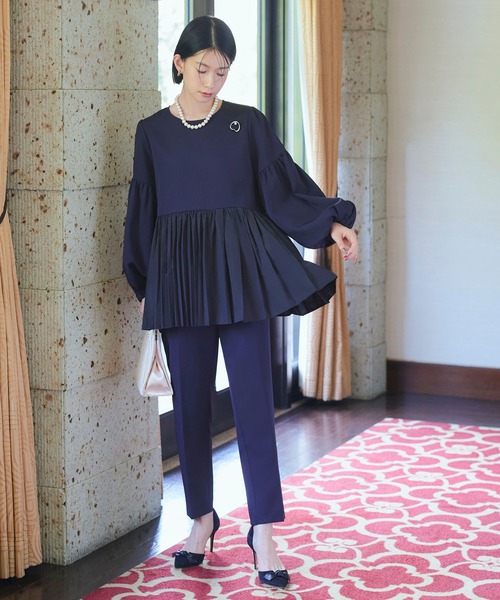 「RUIRUE BOUTIQUE」 長袖ワンピース M ブラック レディース_画像2