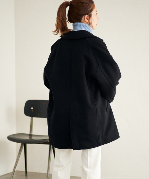 FRAMeWORK（フレームワーク） ピーコート 36 ネイビー レディース