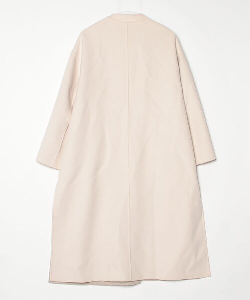 Plageノーカラーコート plage（プラージュ） ノーカラーコート 36 ベージュ レディース