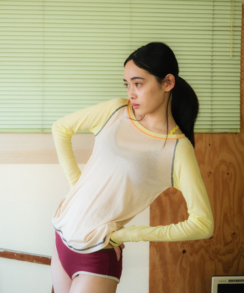 PAMM（パム） 長袖カットソー フリー イエロー レディース : ZOZOTOWN