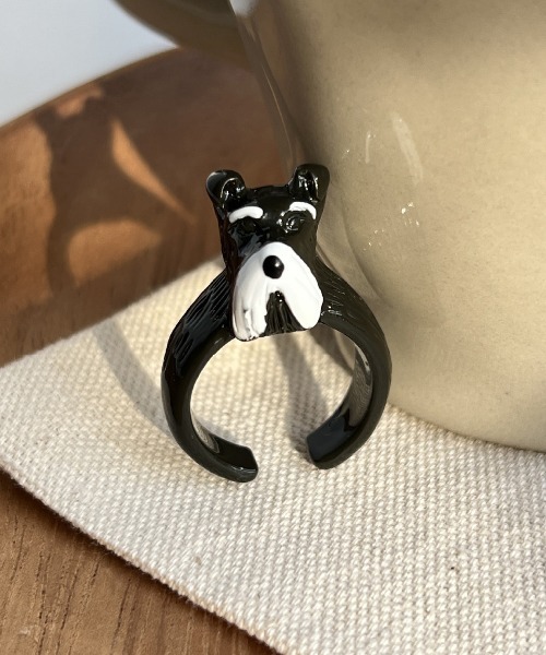 アニマルリング　指輪 Port（ポート） 指輪 リング 「 」 アニマル リング ( シュナウザー