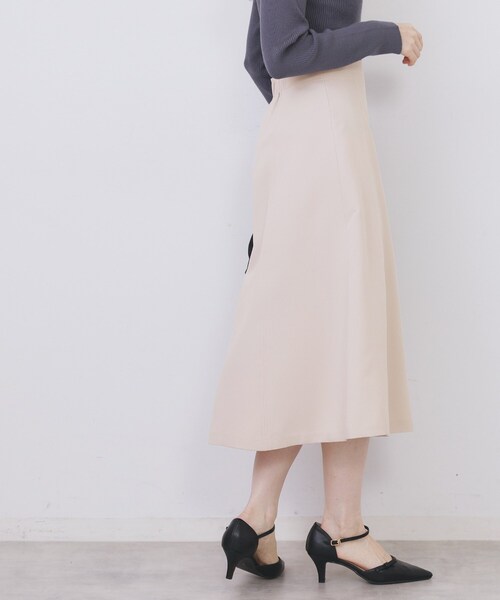 index（インデックス） スカート フレアスカート「洗濯機OK/防シワ