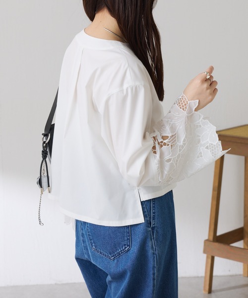【GALLARDA GALANTE】刺繍レースブラウス COLLAGE GALLARDAGALANTE（コラージュ ガリャルダガランテ） ブラウス