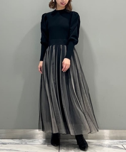 JILL STUART（ジルスチュアート） ドッキングワンピース 2 ブラック