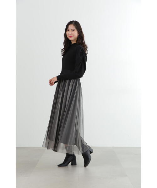 JILL STUART（ジルスチュアート） ドッキングワンピース 2 ブラック