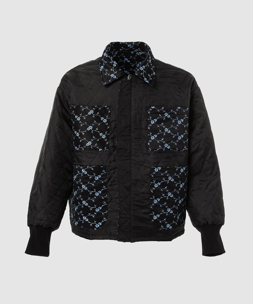 ブルゾン アウター BLUMEN EMB REVERSIBLE SHORT BLOUSON メンズ レディースの画像