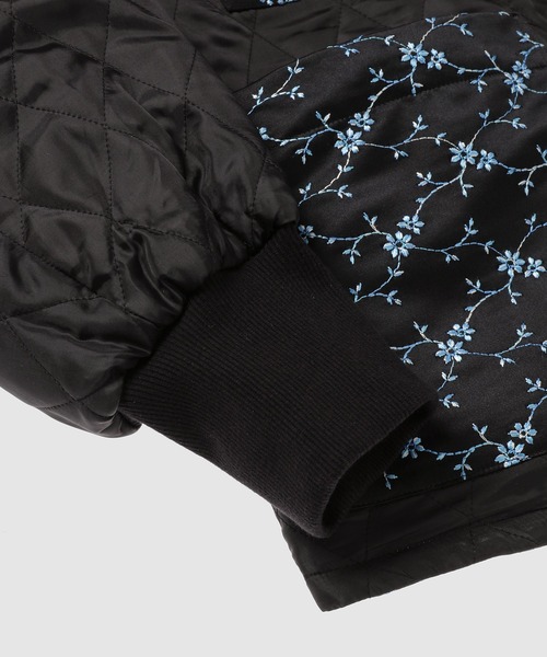 ブルゾン アウター BLUMEN EMB REVERSIBLE SHORT BLOUSON メンズ レディースの画像