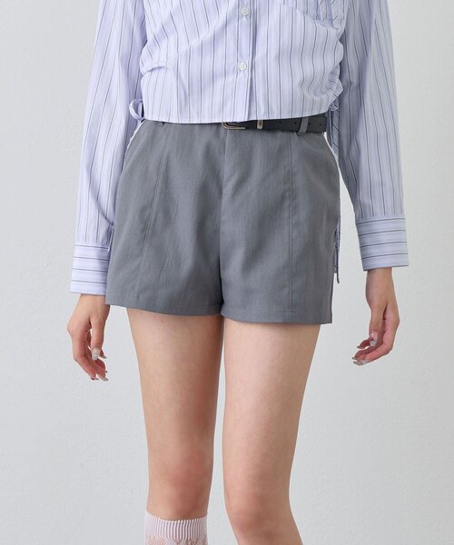 OLIVE des OLIVE（オリーブデオリーブ） パンツ ベルト付きショート