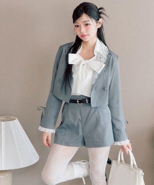 OLIVE des OLIVE（オリーブデオリーブ） パンツ ベルト付きショート