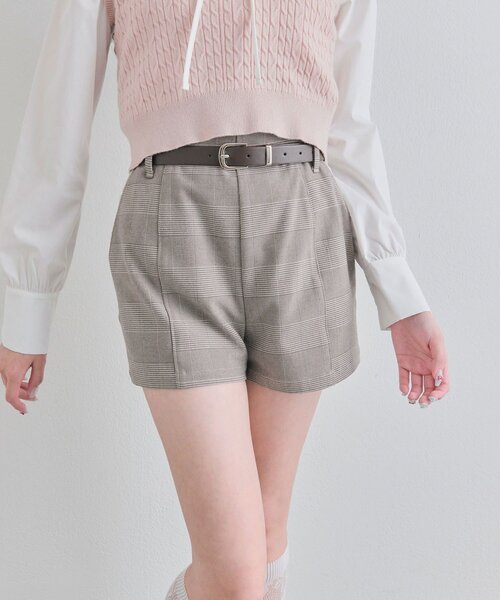 OLIVE des OLIVE（オリーブデオリーブ） パンツ ベルト付きショート