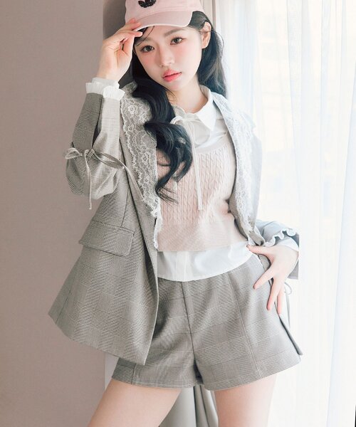 OLIVE des OLIVE（オリーブデオリーブ） パンツ ベルト付きショート