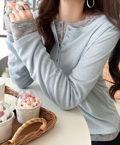 classicalelf（クラシカルエルフ） ヘンリーネック tシャツ マルチWAY