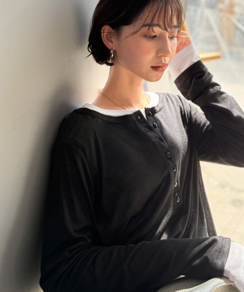 classicalelf（クラシカルエルフ） ヘンリーネック tシャツ マルチWAY
