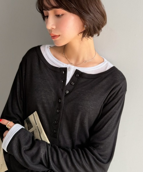 classicalelf（クラシカルエルフ） ヘンリーネック tシャツ マルチWAY