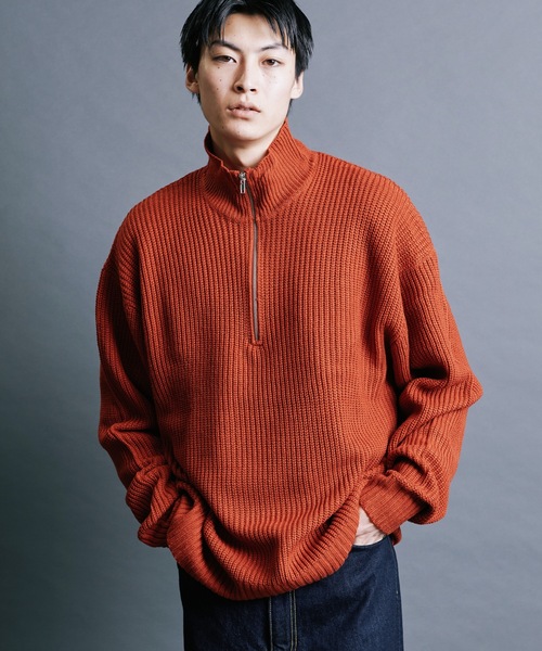 「Magine」 長袖ニット M ブラック メンズ_画像4