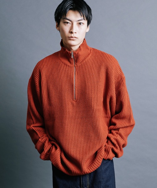 「Magine」 長袖ニット M ブラック メンズ_画像5