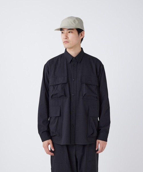  peak スノーピーク　ヘンリーボーンフィールドシャツ　L snow peak（スノーピーク） シャツ Snow Peak / TAKIBI Herringbone