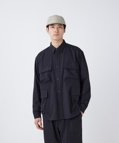  peak スノーピーク　ヘンリーボーンフィールドシャツ　L snow peak（スノーピーク） シャツ Snow Peak / TAKIBI Herringbone