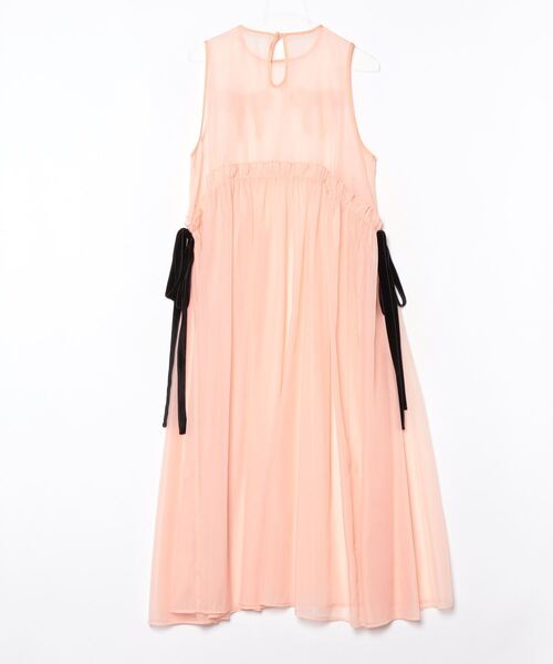 「CAROLINA GLASER」 ノースリーブワンピース SMALL ピンク レディースの画像