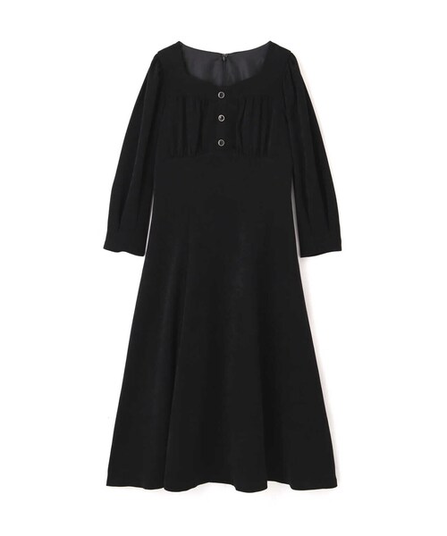 「PROPORTION BODY DRESSING」 7分袖ワンピース MEDIUM ベージュ レディース_画像4