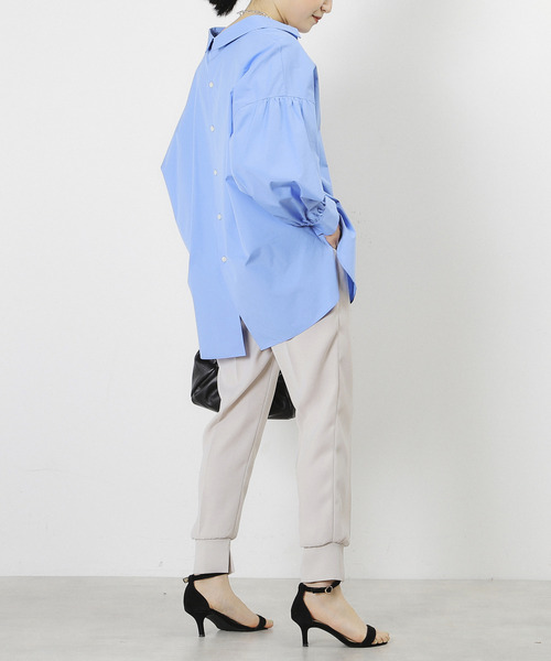 「Liesse」 長袖シャツ FREE ブルー レディース_画像10