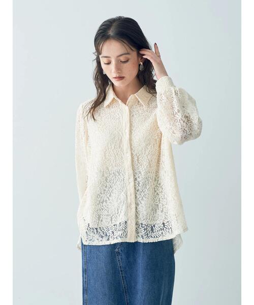 「YECCA VECCA」 長袖シャツ FREE ブラック レディース_画像2