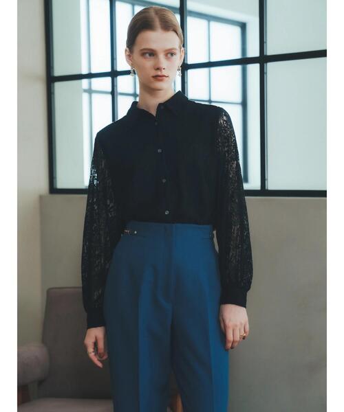 「YECCA VECCA」 長袖シャツ FREE ブラック レディース_画像3