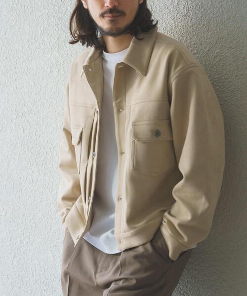 激レア HEMP 麻 トラッカージャケット リネン アイボリー 春夏秋 ITEMS URBANRESEARCH（アイテムズ アーバンリサーチ） コート