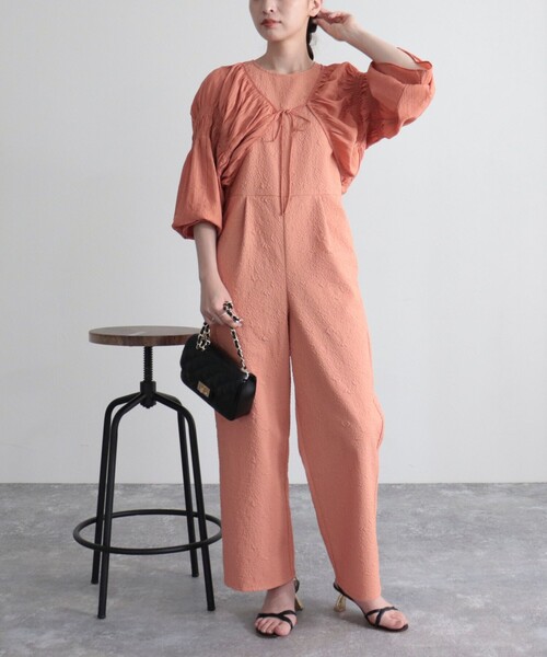 「fredy emue」 オールインワン 36 ベージュ レディース_画像4