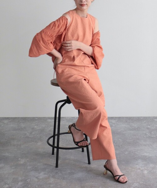 「fredy emue」 オールインワン 36 ベージュ レディース_画像8