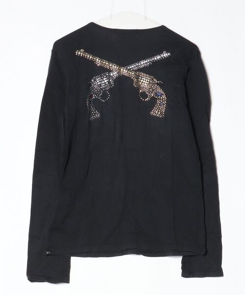 「roar」 長袖Tシャツ 2 ブラック メンズ_画像2