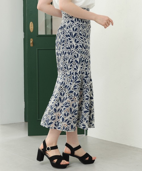 「ASTORIA ODIER」 ロングスカート MEDIUM ベージュ レディース_画像2