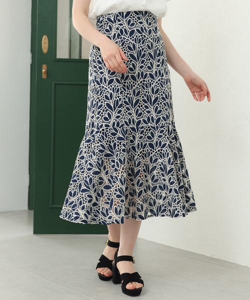 「ASTORIA ODIER」 ロングスカート MEDIUM ベージュ レディース_画像3