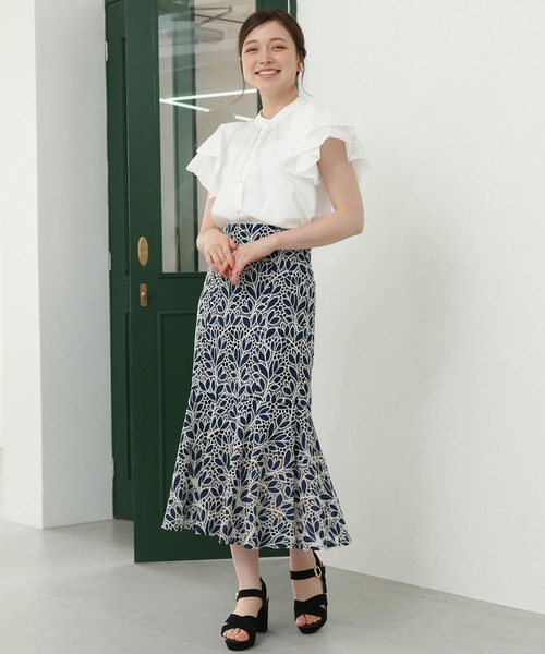 「ASTORIA ODIER」 ロングスカート MEDIUM ベージュ レディース_画像5