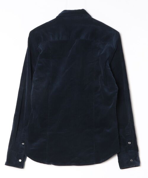 「BLACK by VANQUISH」 長袖シャツ M ネイビー メンズ_画像2