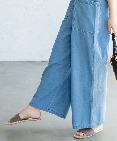 「pairmanon」 オーバーオール FREE グレイッシュベージュ レディース_画像5