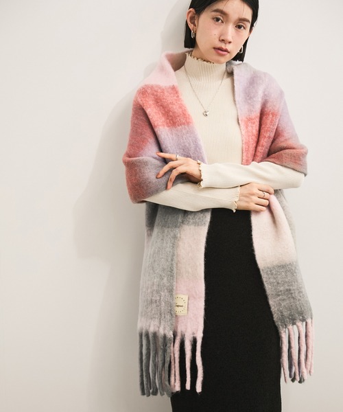 「The Bagmati」 マフラー FREE ブルー レディース_画像5