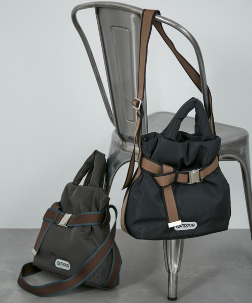「OUTDOOR PRODUCTS」 2WAYバッグ FREE チャコールグレー レディース_画像5
