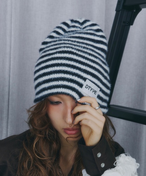 「DTYYPE」 ニットキャップ FREE グレー レディース_画像3