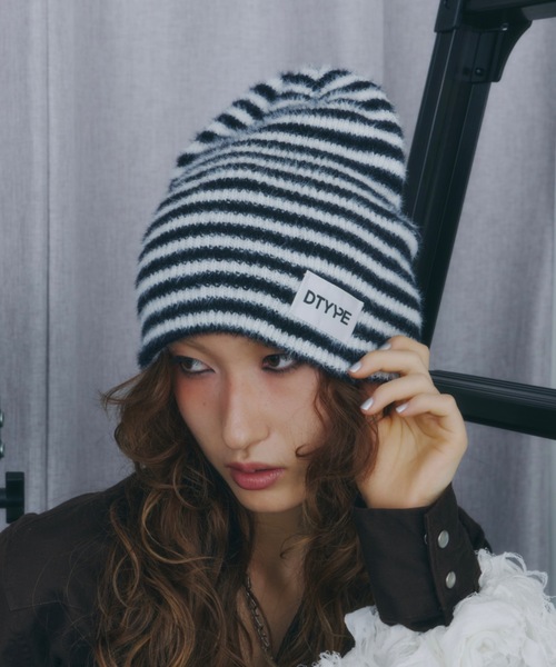 「DTYYPE」 ニットキャップ FREE グレー レディース_画像4