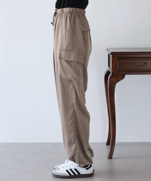 「BLUEEAST」 カーゴパンツ MEDIUM ベージュ レディース_画像6
