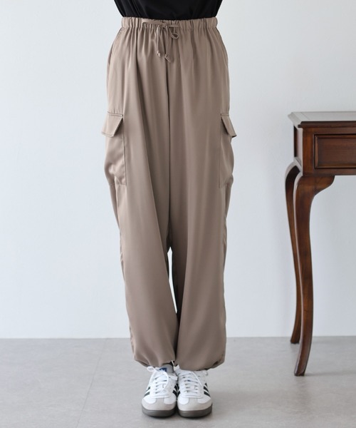 「BLUEEAST」 カーゴパンツ MEDIUM ベージュ レディース_画像8