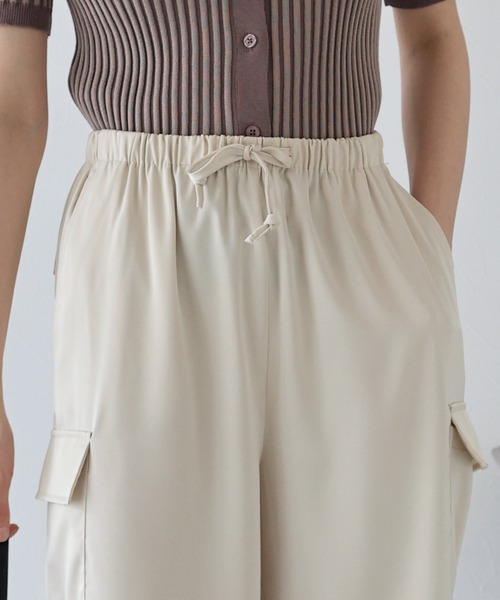 「BLUEEAST」 カーゴパンツ MEDIUM ベージュ レディース_画像9