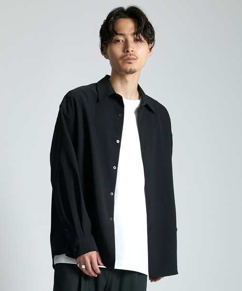 「CITY」 長袖シャツ 1 グレー メンズの画像